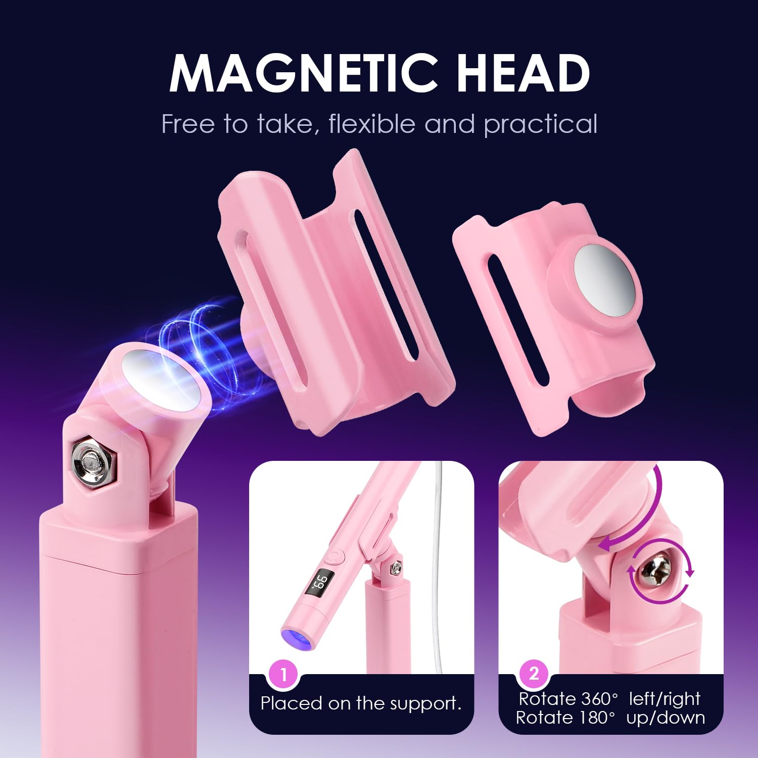 Amazon.co.jp: MUCOOS ネイル用ミニUVライト ポータブルハンドヘルドUV