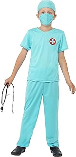 Fancy Me Jungen Mädchen Kinder Chirurg Arzt Pflegepersonal Er Uniform Verkleidung Kostüm Kleid Outfit 4-12 Jahre - Jungen,...