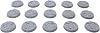 EnderToys Miniature Bases - Scenic Texture - Wasteland - 32mm 15pcs, 3D Printed Tabletop RPG and Wargame Miniature Accessories