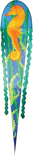 In the Breeze 3352  22" Seahorse Dancing Dragon Kite  Cometa de una sola línea fácil de volar