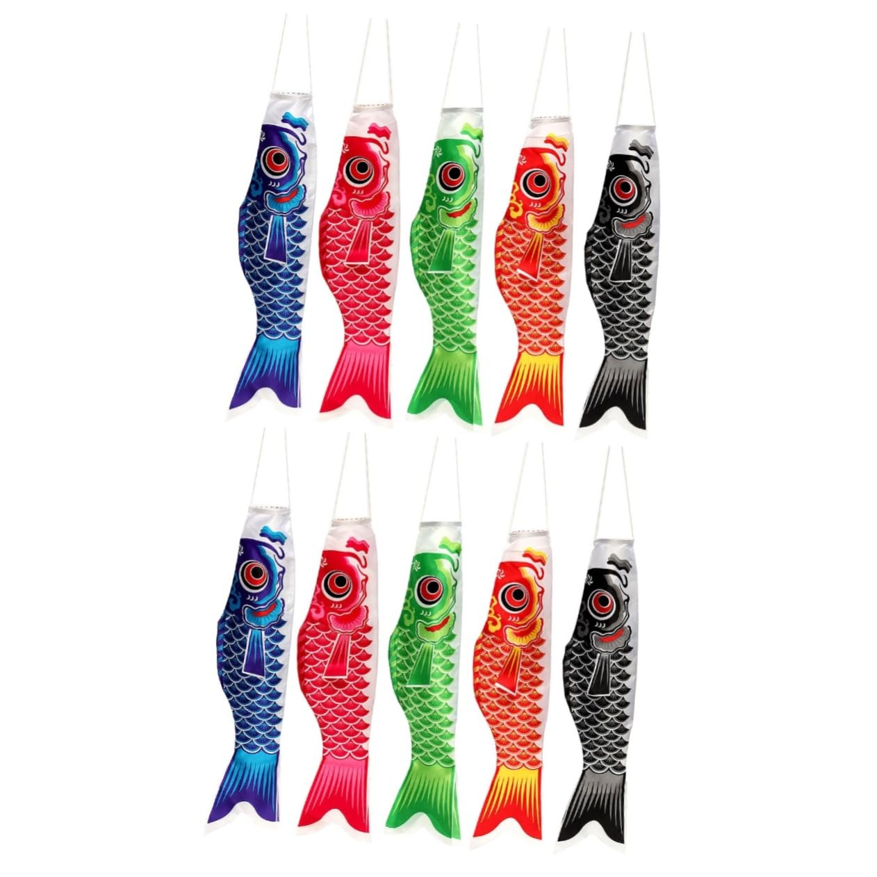 Drapeaux poisson carpe en satin pour sublimer votre jardin et terrasse