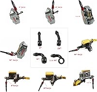 Vista 7 de Manguera de freno de motocicleta trenzada, 400-2400mm AN3 Tubo de embrague hidráulico de aceite Fluido DOT Línea de tubería de acero inoxidable