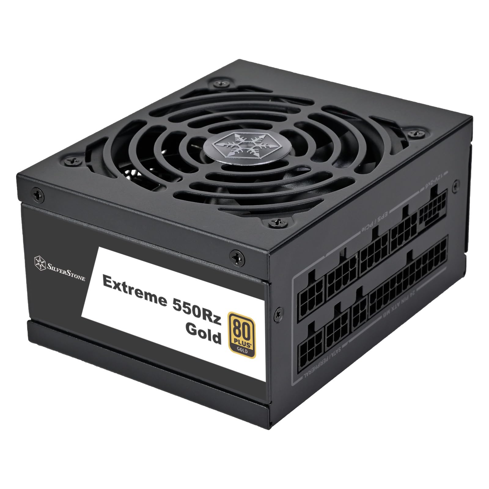 Silverstone Technology Extreme 550Rz Gold, Fuente de alimentación Modular SFX 80 Plus Gold 550W SFX12V 4,1 PCIe 5, SST-EX550R-GM