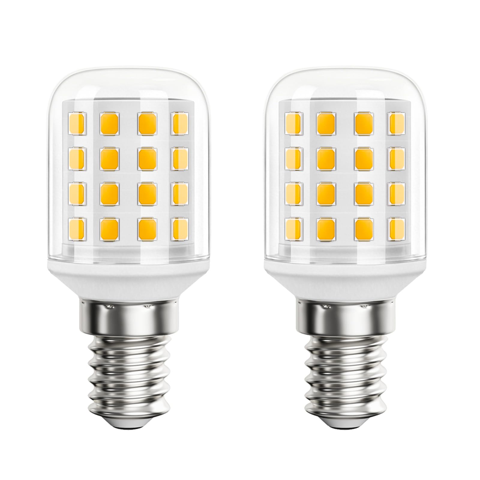 DiCUNO E14 LED Corn Light Bulbs 4W=60W, Warm White 2700K, 740LM, 2Pcs