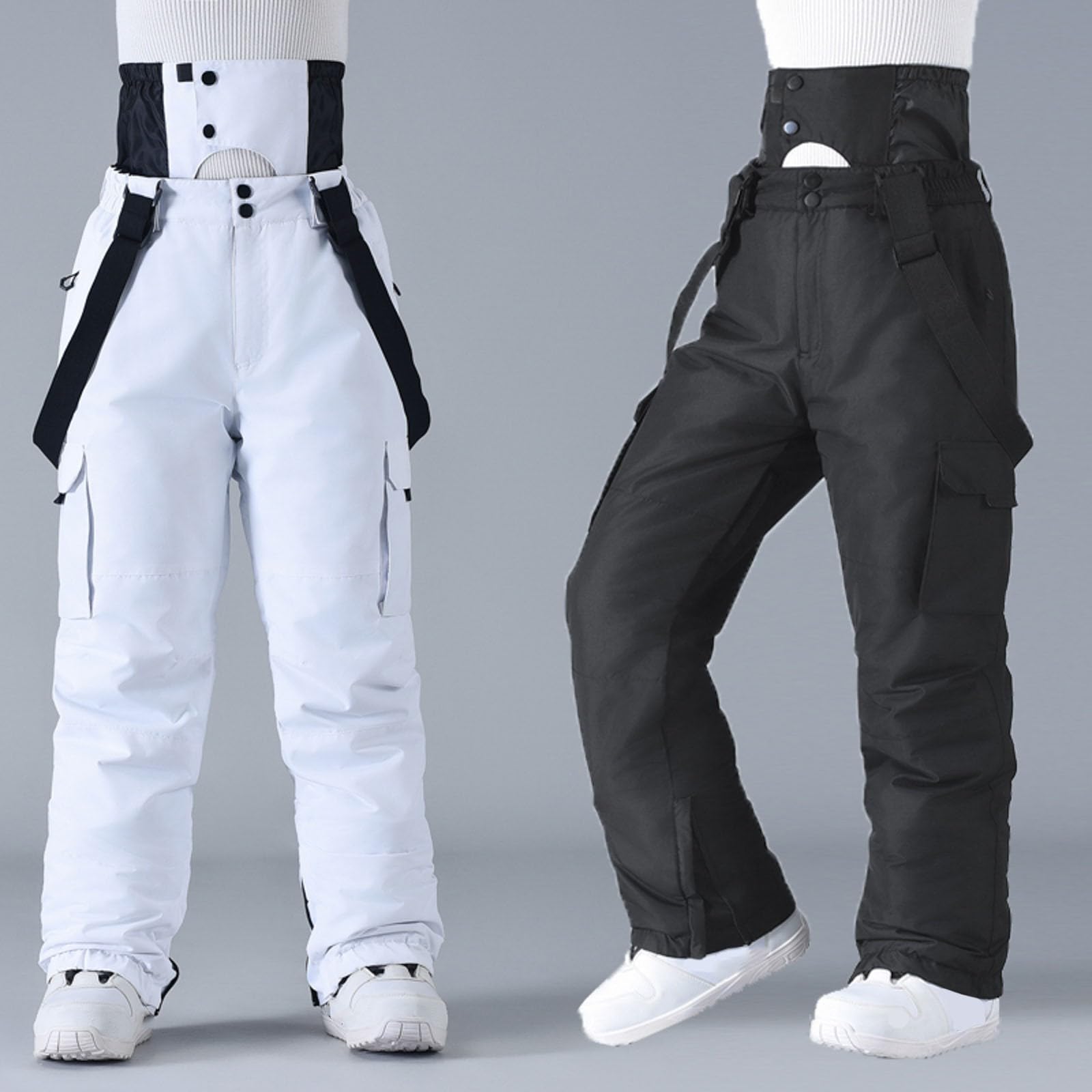 Pantalones Deportivos Térmicos Hombre Aislamiento Doble Capa Exterior Actividades Invierno Comodidad