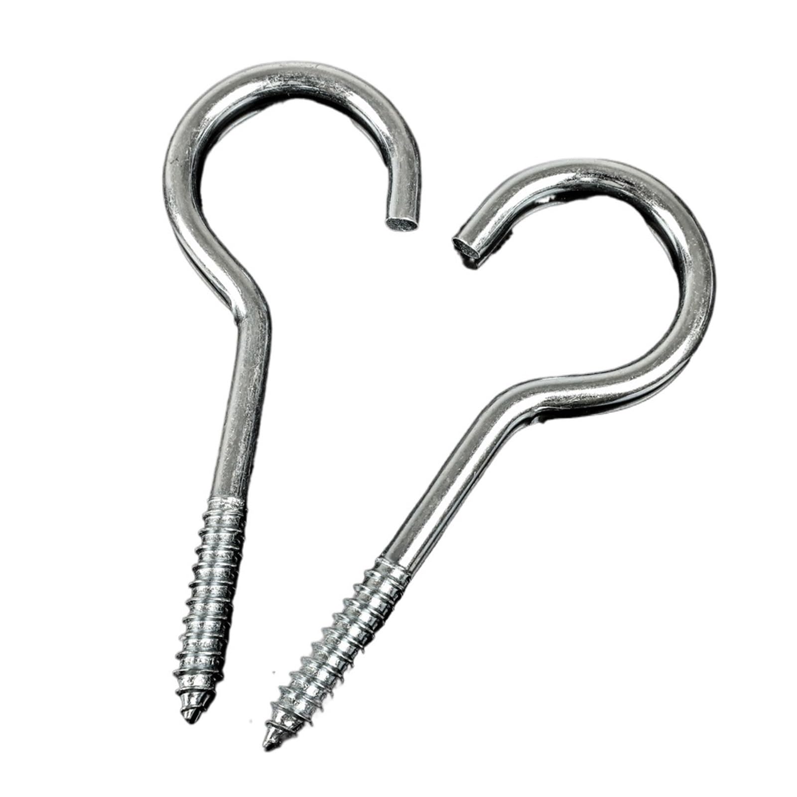 LZTDSBX Cup Hooks Screw 10pcs/Pack Hook Heavy Duty in Ceiling Kitchen for Hanging Plants(Length 65.6mm 10pcs)