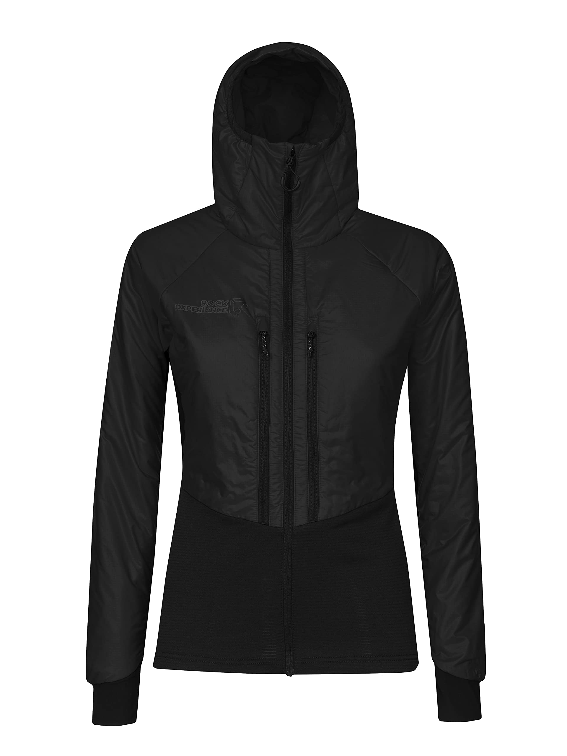 Rock Experience REWJ06061 WISEMAN HYBRID Jacket Women's CAVIAR S
