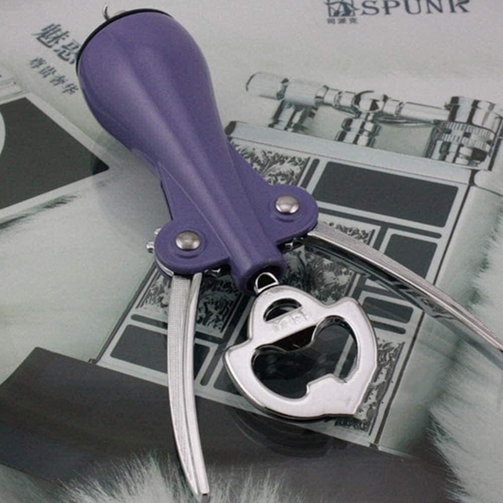 Multifunctional Corkscrew,Handheld Corkscrew,Multifunctional Heavy Duty Wing Corkscrew Wine Bottle Opener Waiter Corkscrew