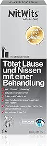 NitWits Läusemittel Kopfläuse - All-In-One Läuse Abwehrspray gegen Läuse und Nissen - Wirksame Alternative Für Kinder Anstelle Läuseshampoo &amp; Läusekamm, 120ml