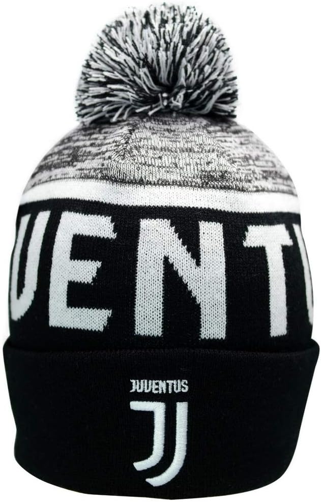Icon Sports Compatible with Juventus Soccer Hoodie and Beanie Combo 73-Medium