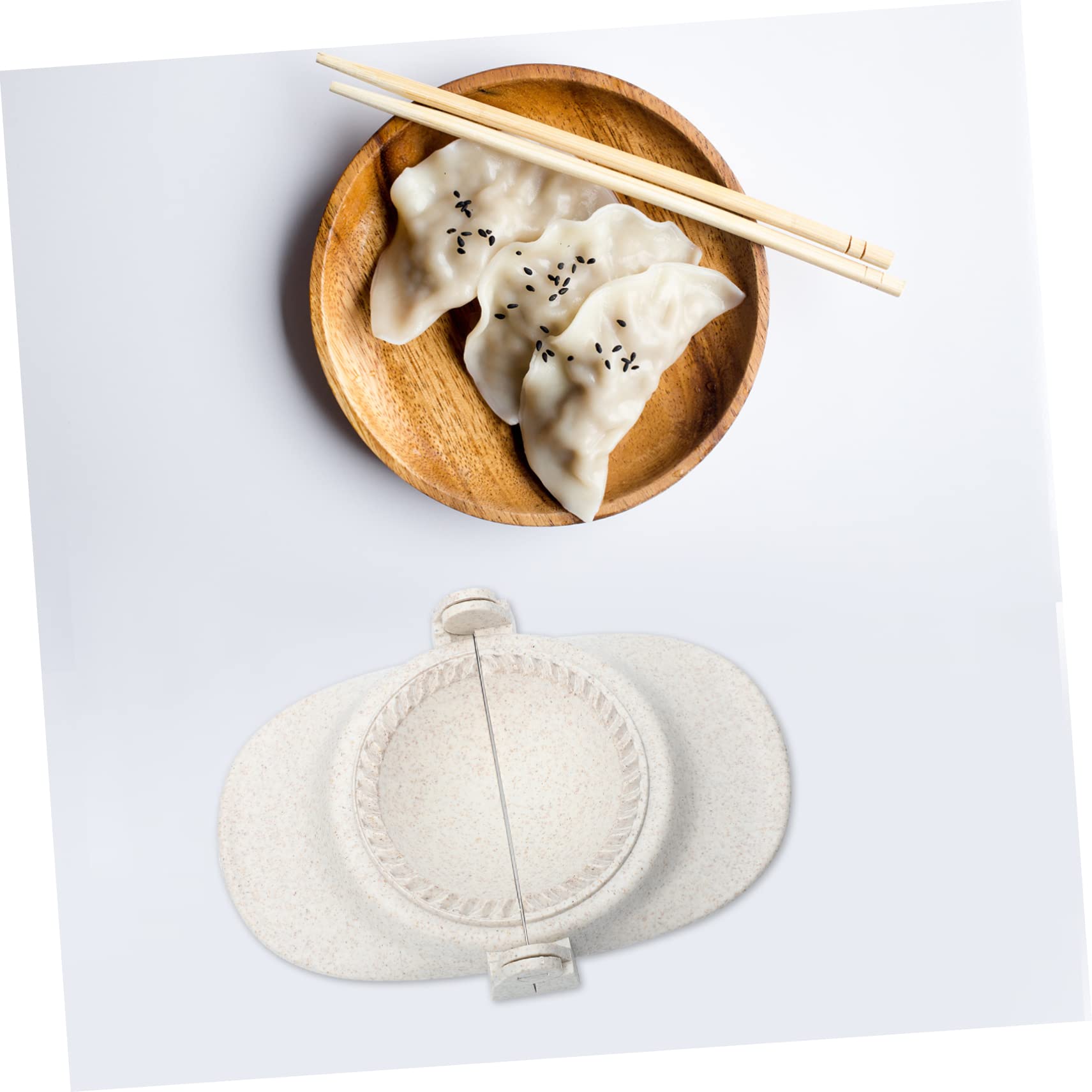 GRIRIW Manual Dumpling Maker Press Mold Crimping Design for Ravioli Versatile Kitchen Tool for Neat Dumplings Empanadas and Pies