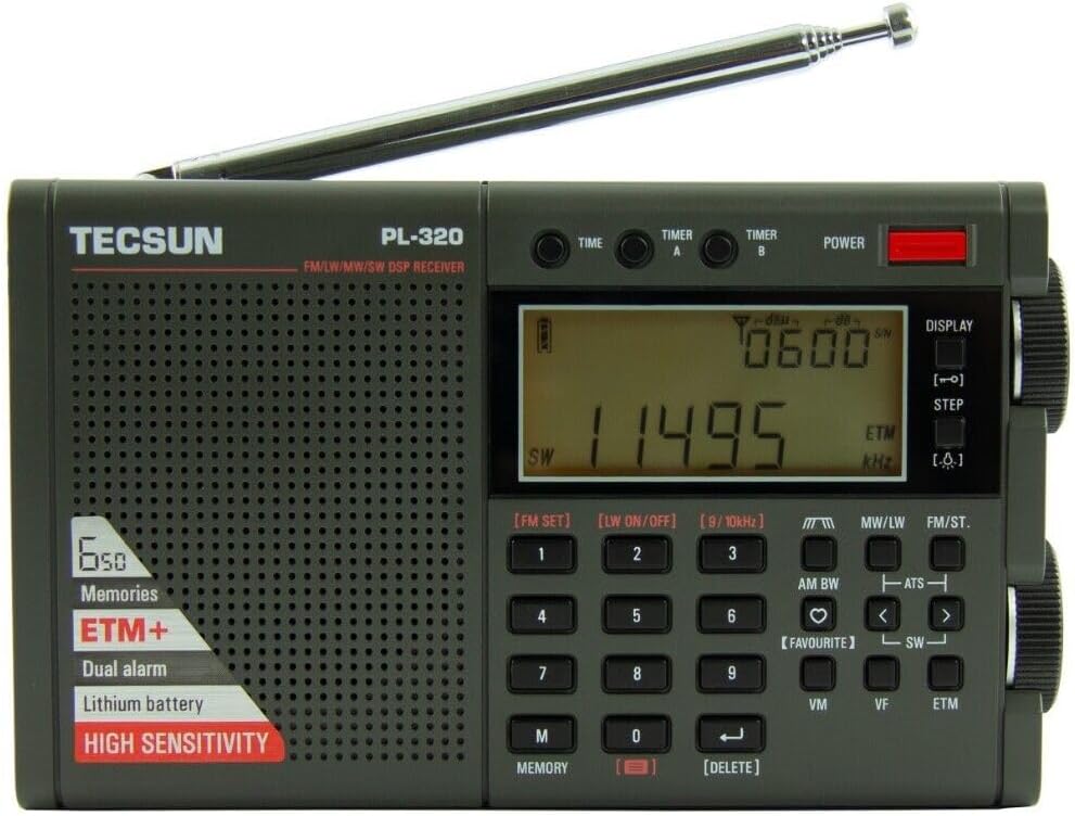 Digital PL320 AM/FM/LW/SW DSP Worldband Radio