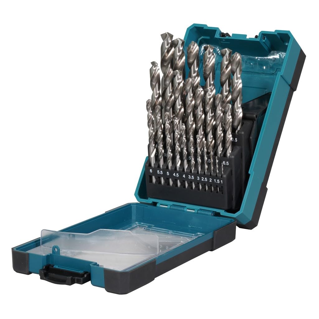 Makita HSS-GS Metallbohrer-Set, 25-teilig, 2-5,5 mm, Aufbewahrungsbox