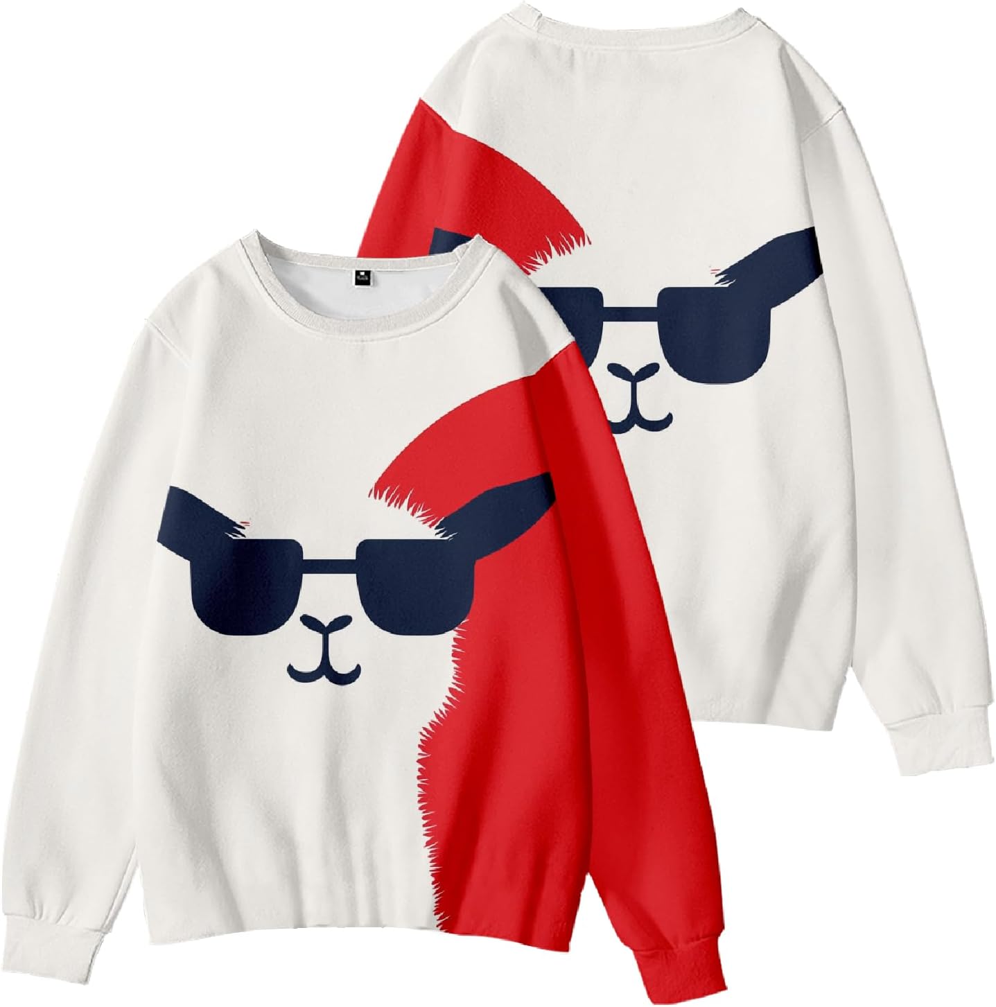 MARSVOVO Ugly Christmas Sweatshirt Men Women Crewneck Long Sleeve Xmas Sweater Unisex Fashion Hoodies for Party - Image 4