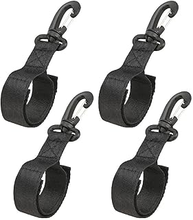 Conjunto de 4 x suportes de armazenamento para caiaque e remo de caiaque durável para carrinho de bebê ganchos para carrinho de bebê acessórios de remo 4 clipes de caiaque para remo de barco - ganchos de carrinho de bebê acessórios de remo