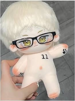 Amazon.co.jp: ハイキュー!! 月島 蛍 ぬいぐるみ 綿人形 眼鏡なし 20cm