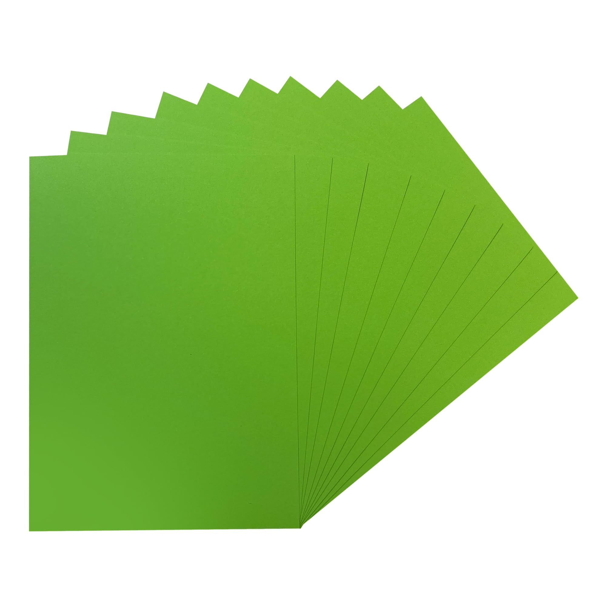 Pack of 250 A5 Light Green Coloured Card 160gsm Sheets