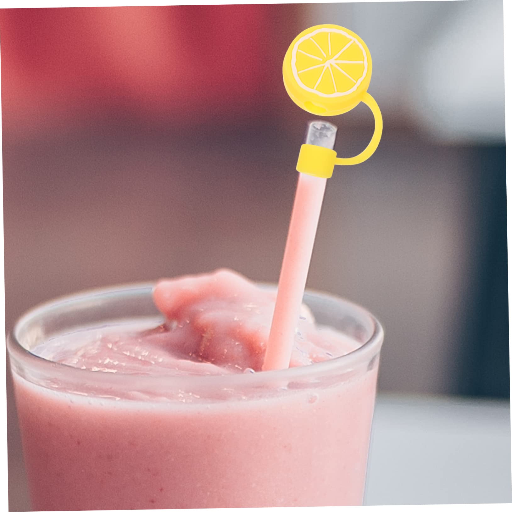 4 Sätze Wiederverwendbare Silikonstrohhalm Kappen Für Hawaii Party Flexible Abdeckungen Zu Verwenden Lagern Für Cocktails Und Smoothies 6 Stück * 4