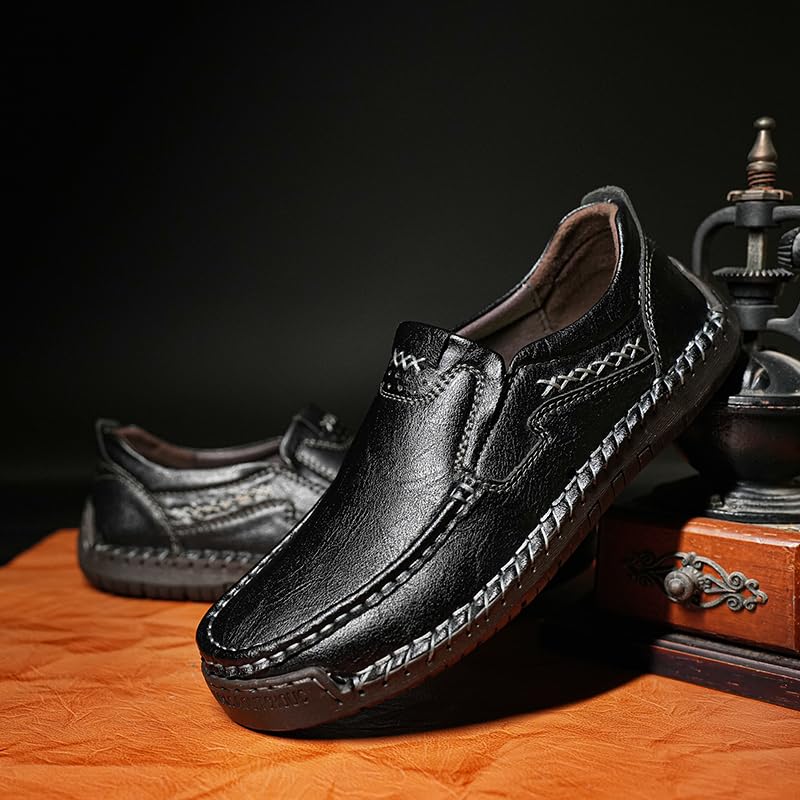 Image of Coramtty Mens Loafers Casual Slip on Shoes Business Moccasins Lightweight Refreshing Classic Slippers Walking Driving Travelling Outdoor