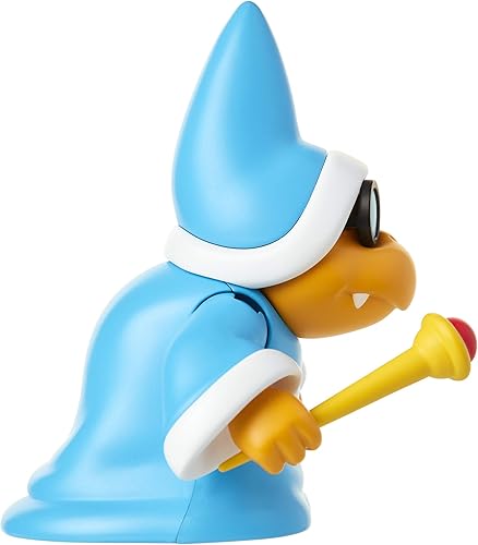 Miniatura 8 de Nintendo Super Mario Magikoopa - Figura de acción articulada articulada de 4 pulgadas con accesorio de varita
