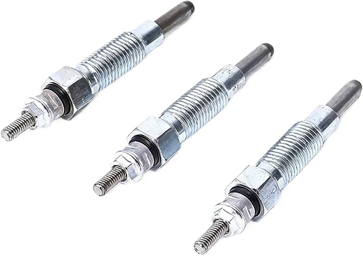 Heater Glow Plugs For Kubota V1902 V1702 15221-65510 15401-65510 15521-65512 Engine Quick Start Replacement (1pc)
