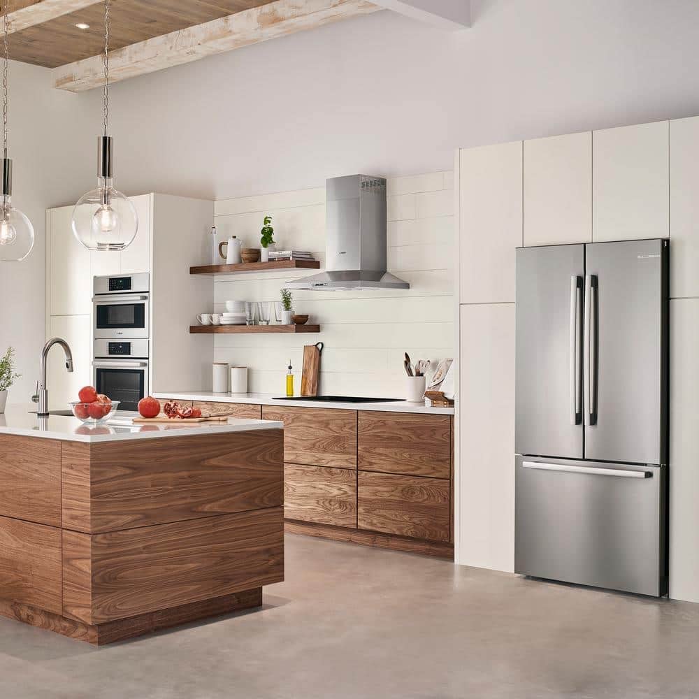 Bosch B36CT80SNS 21 Cu.Ft. Stainless Bottom Mount Refrigerator on Fridge.com