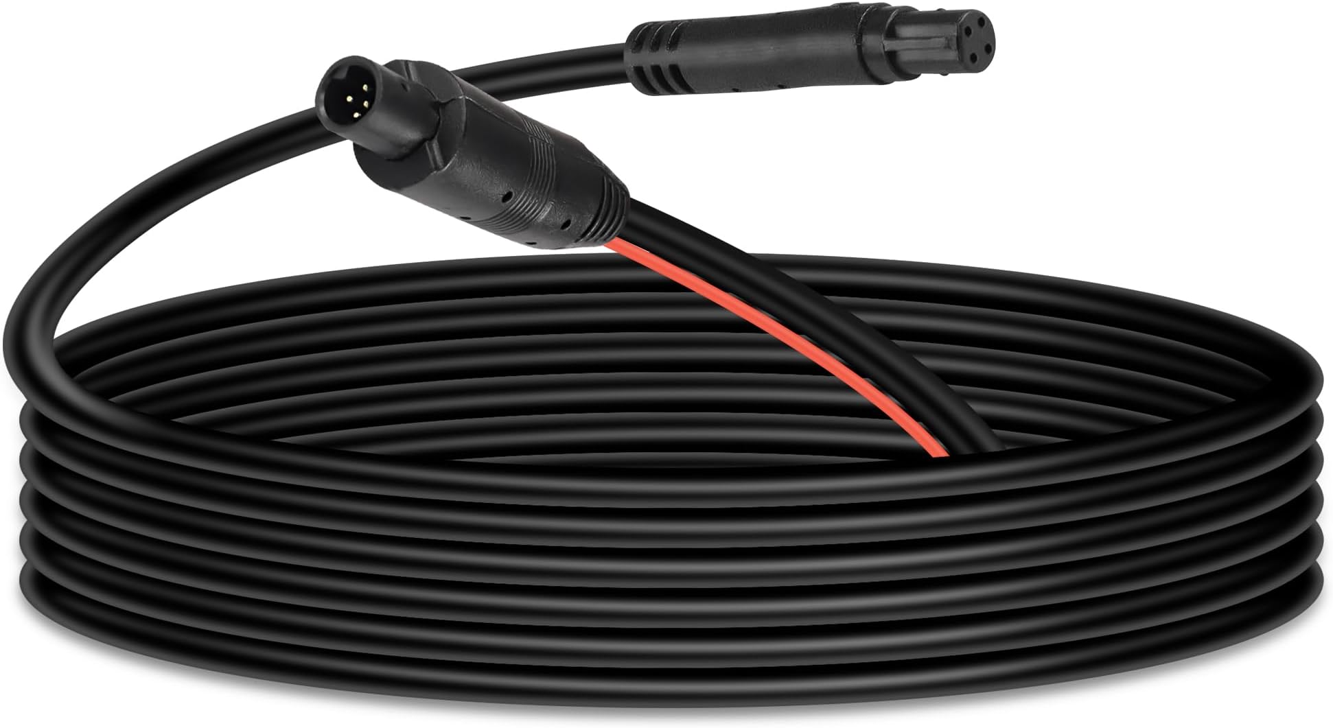 MEIRIYFA 4 Pin Backup Camera Extension Cable Dash Cam Extension Cord Rear View Camera Reverse Cable 4Pin Male to Female with Trigger Wire for Car Vehicle (5.5M)