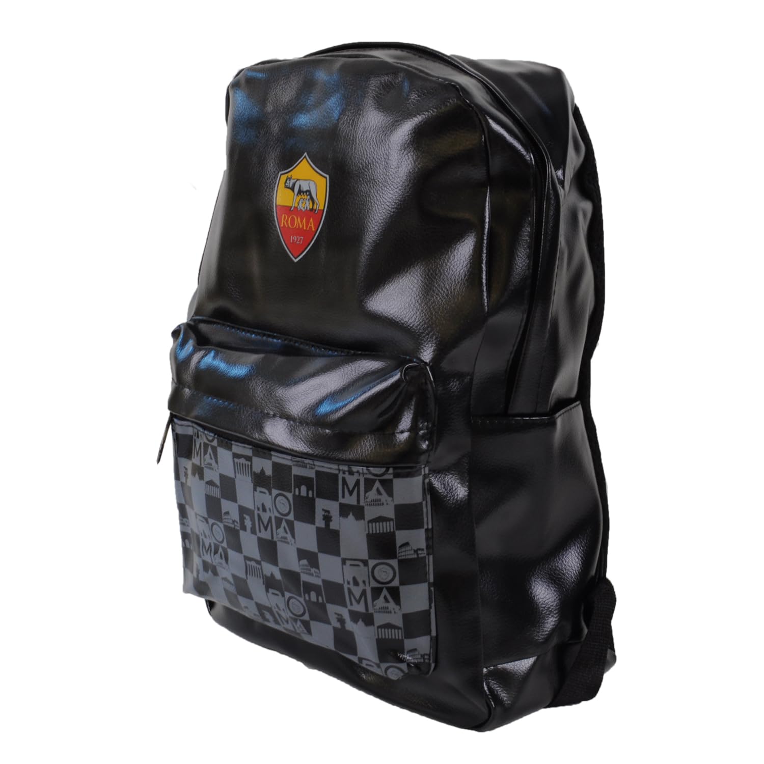 ROMA - Zaino in pelle con logo As Roma