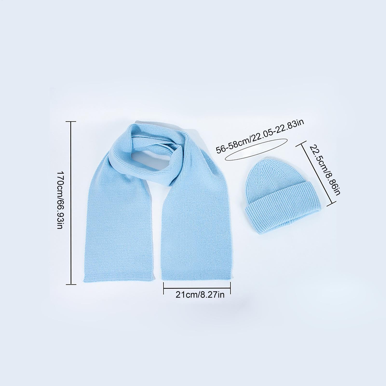 Zestaw czapek i szalików, zimowe ciepłe szaliki dla kobiet, przenośny zestaw szalików, wielofunkcyjne czapki typu beanie do noszenia na co dzień, kemping