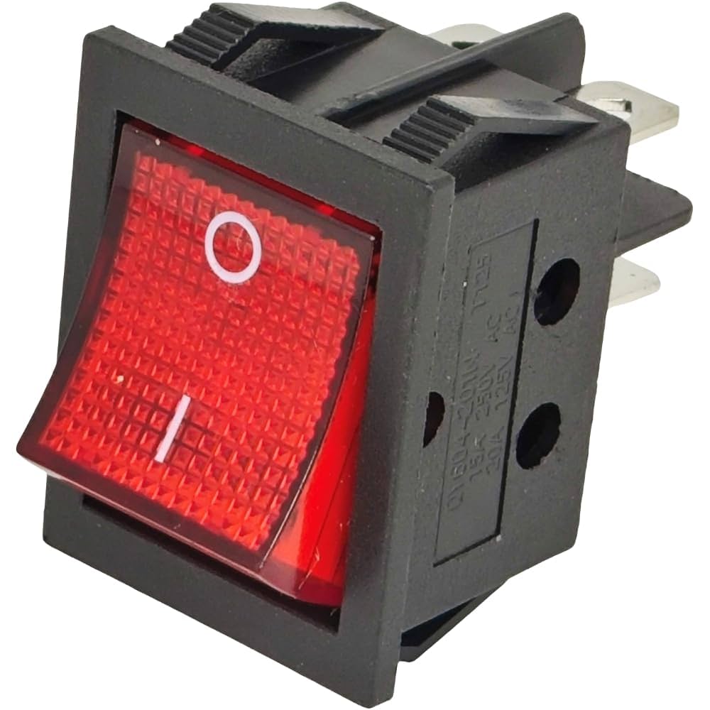 Amazon.com: XYZIL ZE-235-2 Lighted Rocker Toggle Switch ON