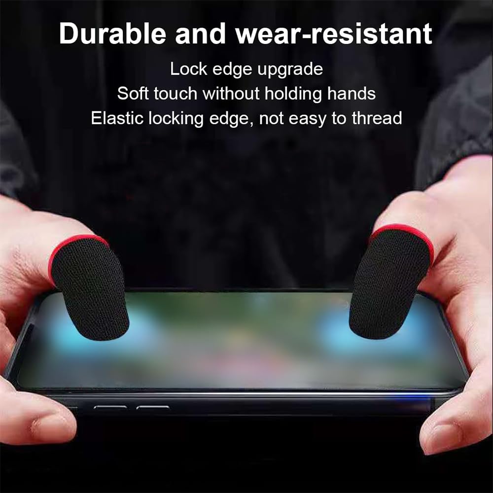40 Pezzi Pubg Mobile Game Finger Sleeve Alta Sensibilità per Giochi Copridito da Gioco Professionale con Antiscivolo e Resistente al Sudore Compatibile con Tutti i Dispositivi Mobili