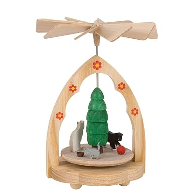 Alexander Taron Richard Glaesser Pyramid - Cats - 4.25" H x 3.25" W x 3.25"