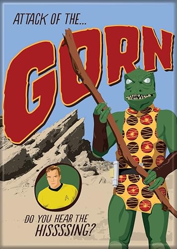 Ata-Boy Star Trek Gorn - Imán de 2.5 x 3.5 pulgadas para refrigeradores y casilleros