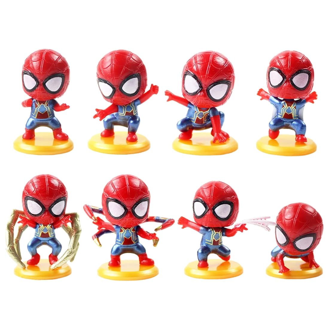 Tortenfiguren,8 Stück Tortendeko Spielzeug,Cake Topper,Kuchendekoration,Mini Figures für Geburtstag Party Dekoration,Geburtstagsgeschenk für Mädchen Junge