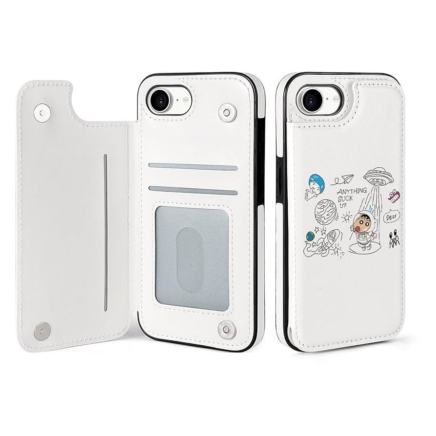 スマホケース　iPhone16e Amazon.co.jp: IPhone16E ケース 手帳型 クレヨンしんちゃん