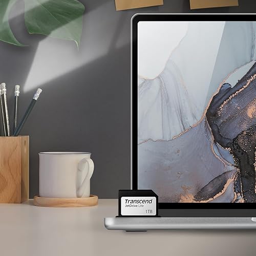 Miniatura 6 de Transcend Tarjeta de expansión JDL330 de 1 TB para MacBook M4 Pro 2024, 2023, 2021, diseño ligero, hasta 95 MBs, JetDrive Lite 330 - TS1TJDL330