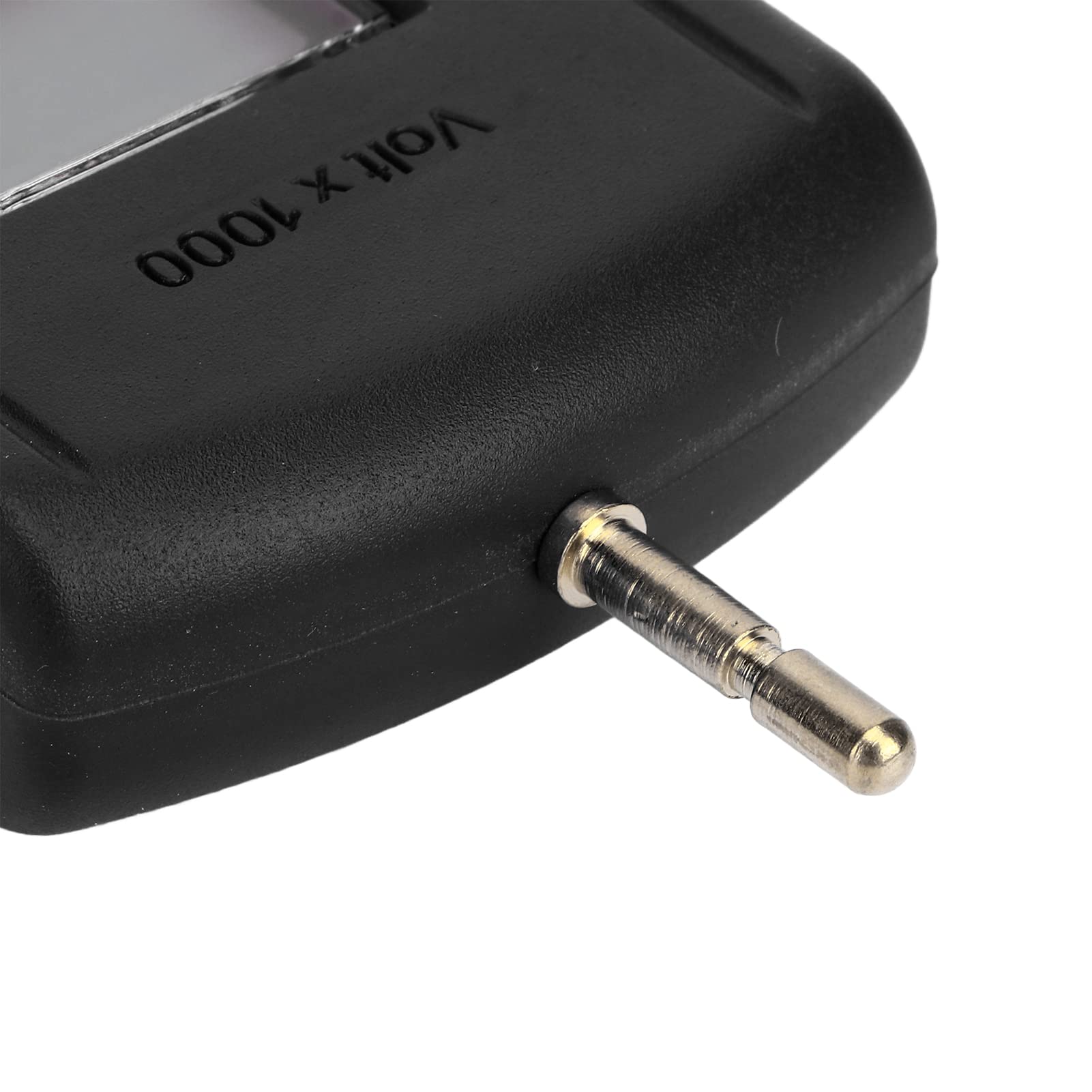 Tester di tensione digitale per recinzioni elettriche, voltmetro ad alta tensione fino a 200-15000 V, tester di tensione per recinzione con ampio display LCD da 15 kV per Farm Garde (nero)