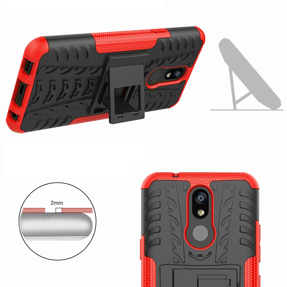 Custodia TPU Trasparente Con Motivo Girasole Per LG K40 / Solo / K12 Plus - Cover Antiurto Flessibile E Sottile, Protezione Fotocamera