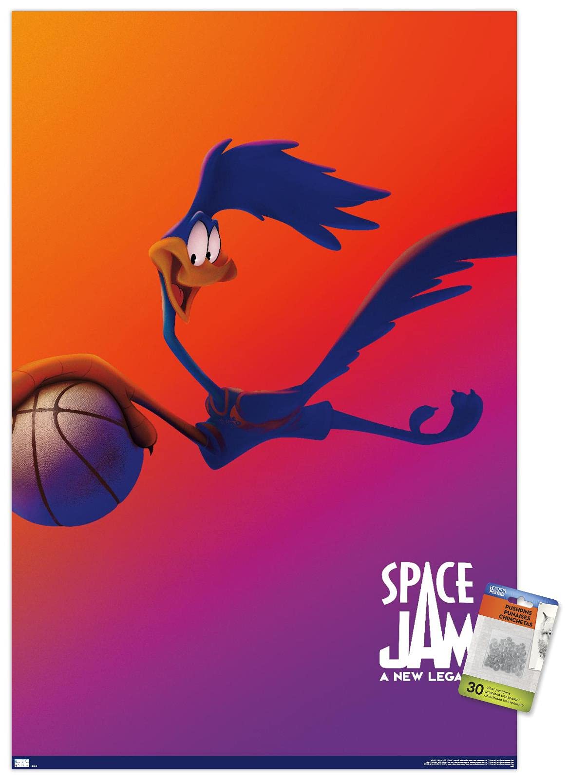 Amazon.com: Space Jam: A New Legacy - Road Runner One Sheet Wall