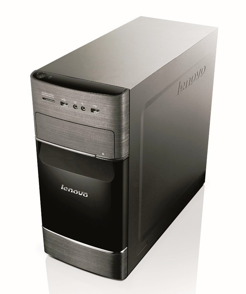 スリムタワー型ビジネスPC レノボ H520S 3世代Core i3 メモリ4G ハードディスク1TB DVD-RW Lenovo H520 Tower Desktop (Intel Core i3 3.4GHz, 4GB RAM, 500GB