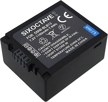 Amazon | SIXOCTAVE DMW-BLB13 パナソニック 互換バッテリー [ 純正
