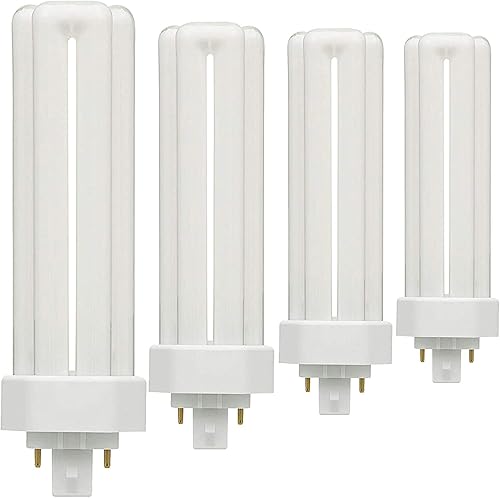 Laborate Lighting Fluorescent Light Bulb Set - 26 Watt, 4 Pin Triple Tube Compac