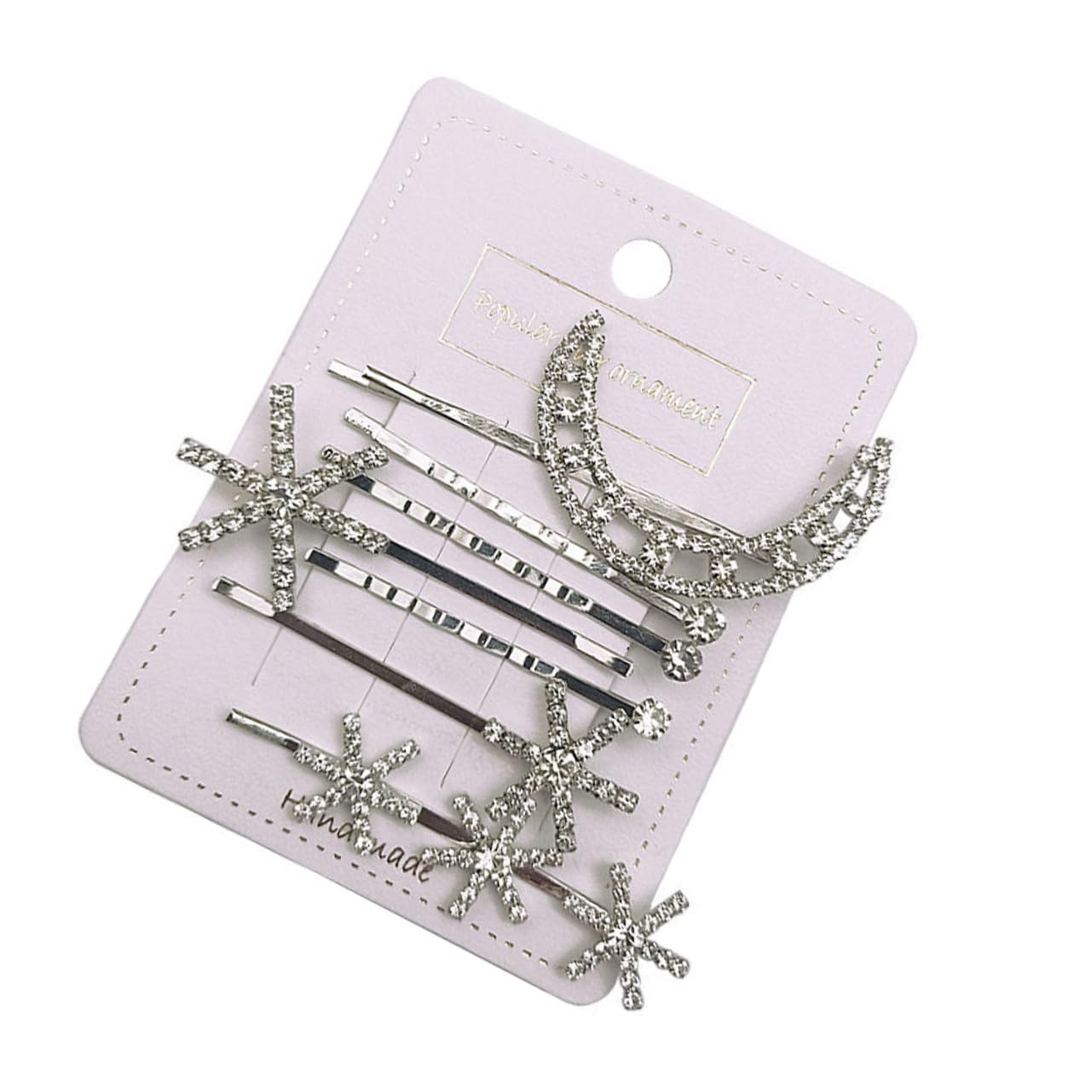 21pezzi Fermagli Per Forma Di Stella e Accessori Chic e Retro Per Donne e Ragazze Clip Decorative Di Alta Qualità