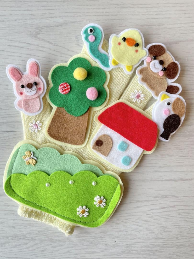 mimi様オーダー品　かわいいかくれんぼ指人形　保育 mimi様オーダー品 かわいいかくれんぼ指人形 保育 かわいいかくれんぼ