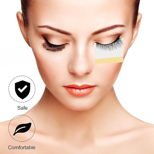 Miniatura 8 de GLEAVI 400 hojas removedoras de pestañas, herramienta de pestañas para pestañas postizas, herramientas de extensión de pestañas para prolongar el