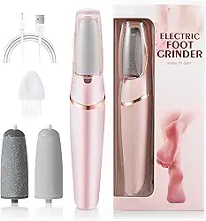 Lixa de Pé Elétrica Recarregavel | Controle de Velocidades | Removedor de Calos | Lixa Para Pés Recarregável Com Lixa Extra | Portátil | Spa dos Pés | Raspador de Pés | Pedicure Profissional