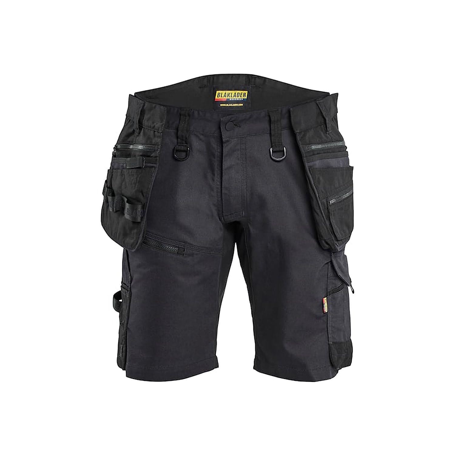 Short de travail artisan stretch Blaklader Striker 1972 Noir M taille FR 42 - 3
