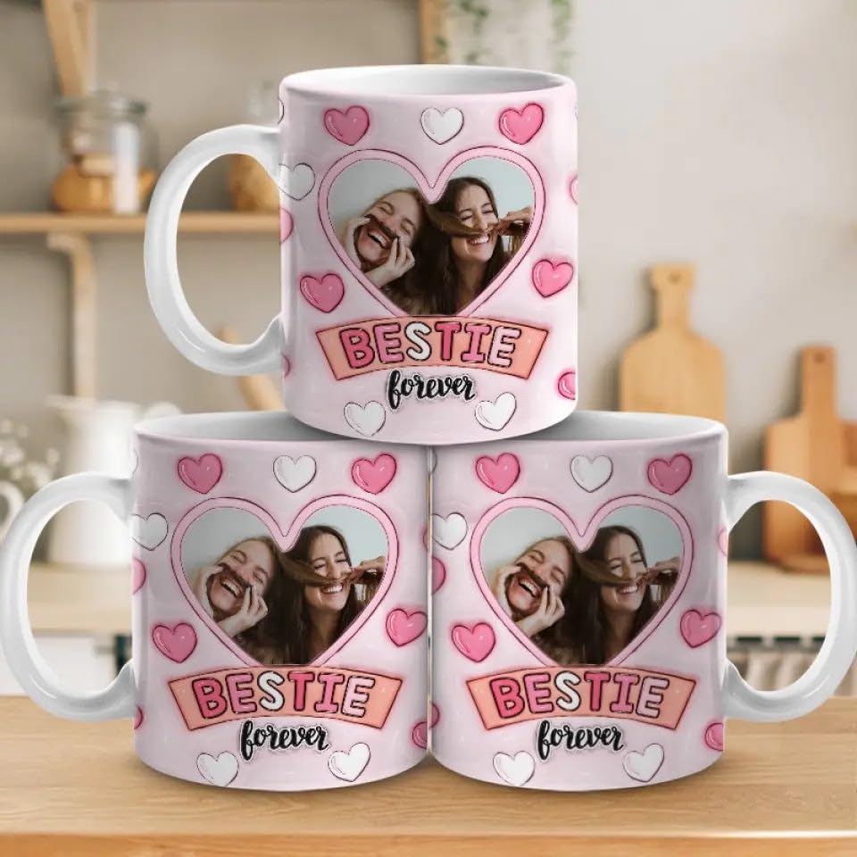 DOPTIKA-Friends-Are-The-Family-You-Choose-Custom-Photo-Bestie-Coffee-Mug-Christmas-Birthday-Gifts-For-Best-Friend-Bestie-BFF-Friendship-Gifts-For-Women-Sister-Gifts-Ceramic-Mug-Gifts-For-Her