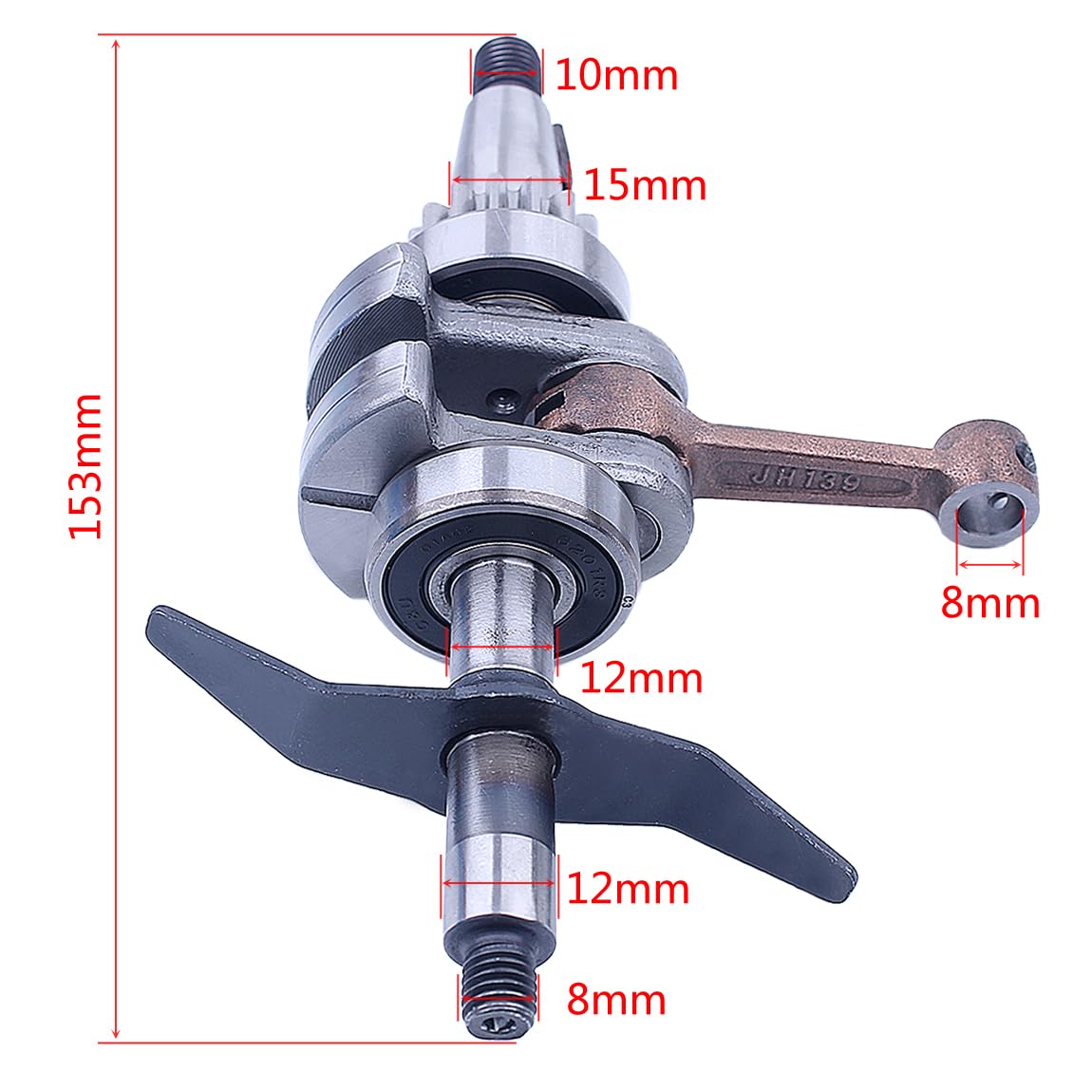 Kit paraolio per fasce elastiche albero motore 39 mm, per motore Per HONDA Gx31, /