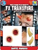 Tinsley Transfers Makeup FX Transfers Devil Horns (4Piece)
